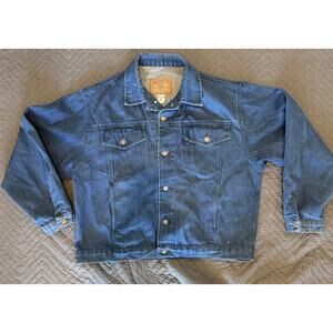 Todays News Vintage Denim Jacket Size Large